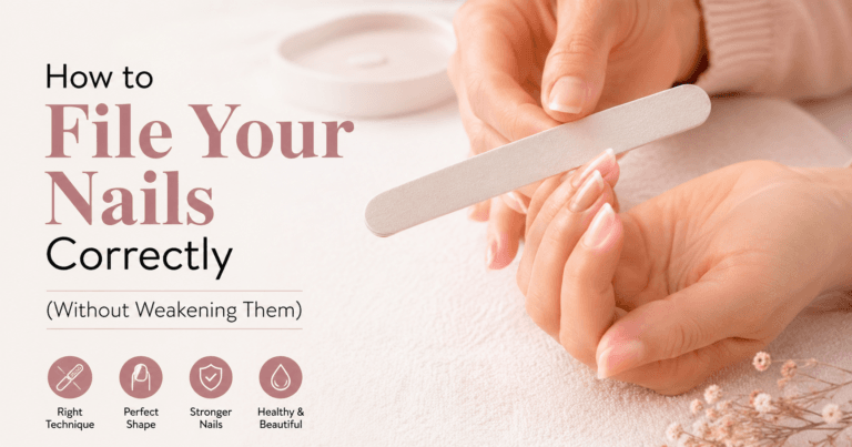 How to File Your Nails Correctly (Without Weakening Them)