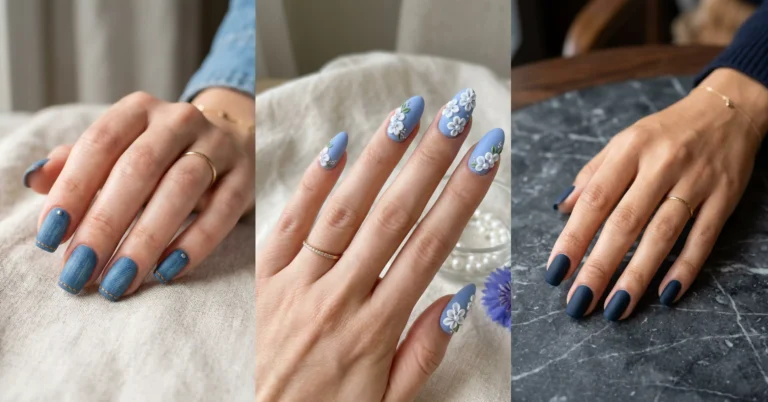 14 Blue Nail Ideas That Make a Statement