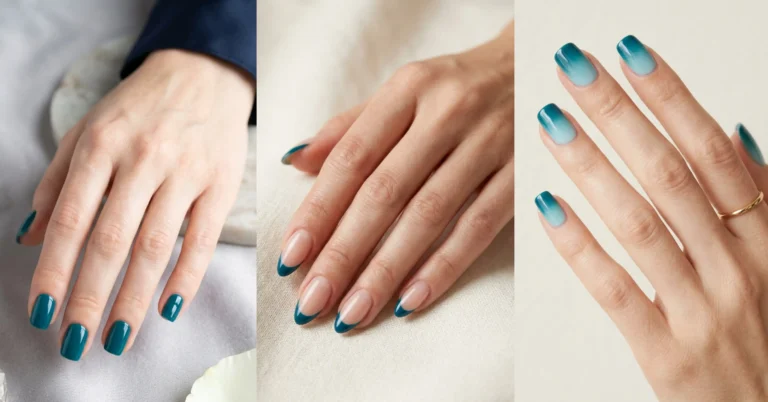 Gorgeous Teal Nails