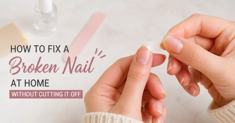 How to Fix a Broken Nail at Home