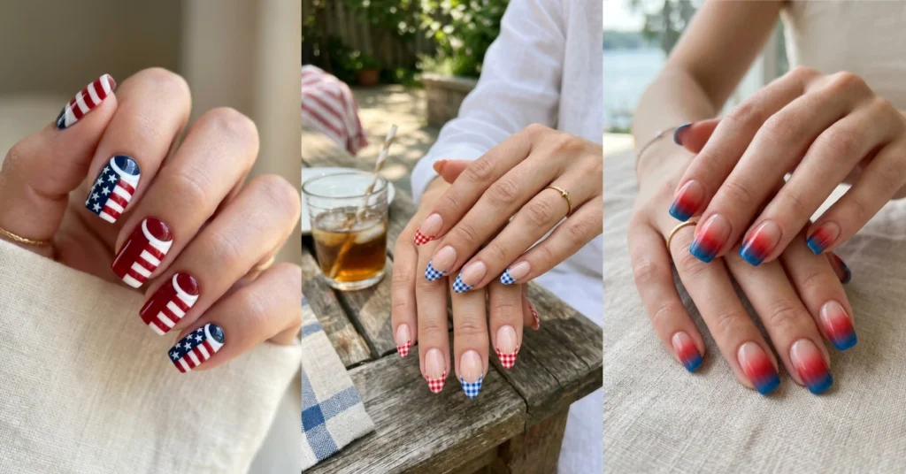 9 Patriotic 4th of July French Tip Nails to Try in 2026