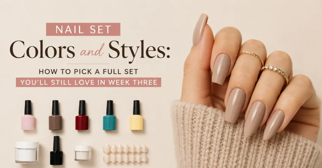 Nail Set Colors and Styles: How to Pick a Full Set You’ll Still Love in Week Three