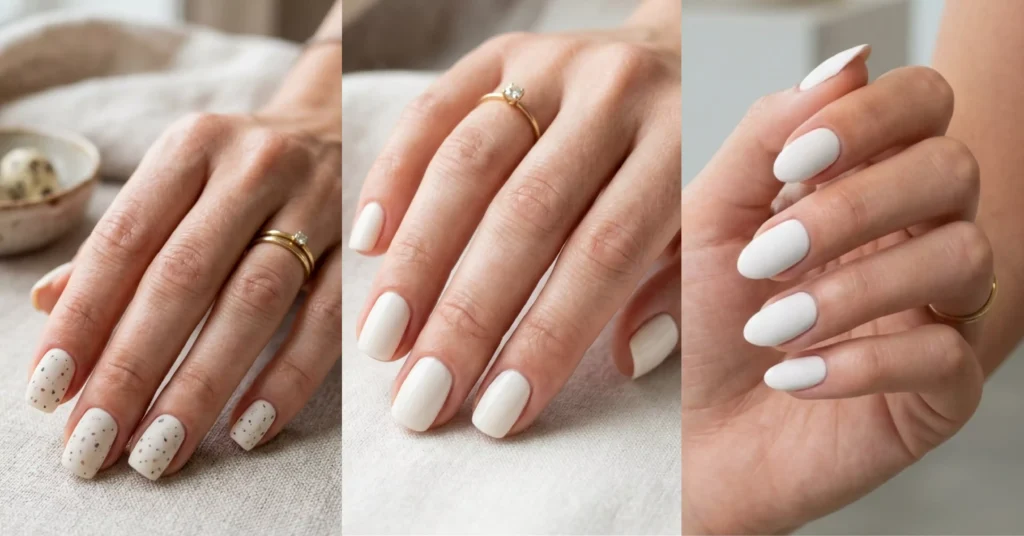 13 White Nail Ideas for a Clean and Elegant Look