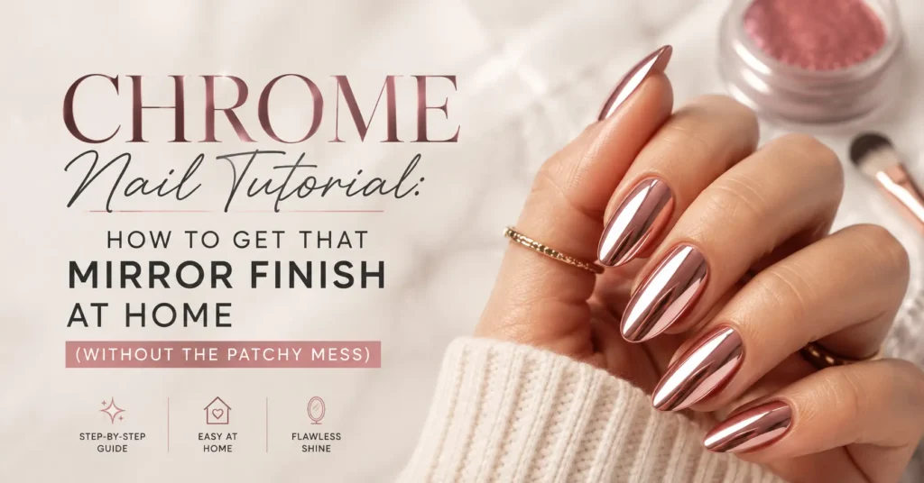 Chrome Nail Tutorial: How to Get That Mirror Finish at Home (Without the Patchy Mess)