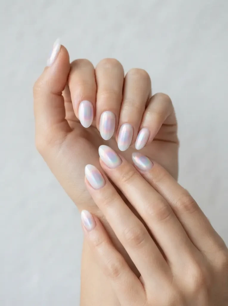 Airbrushed Aura Nails