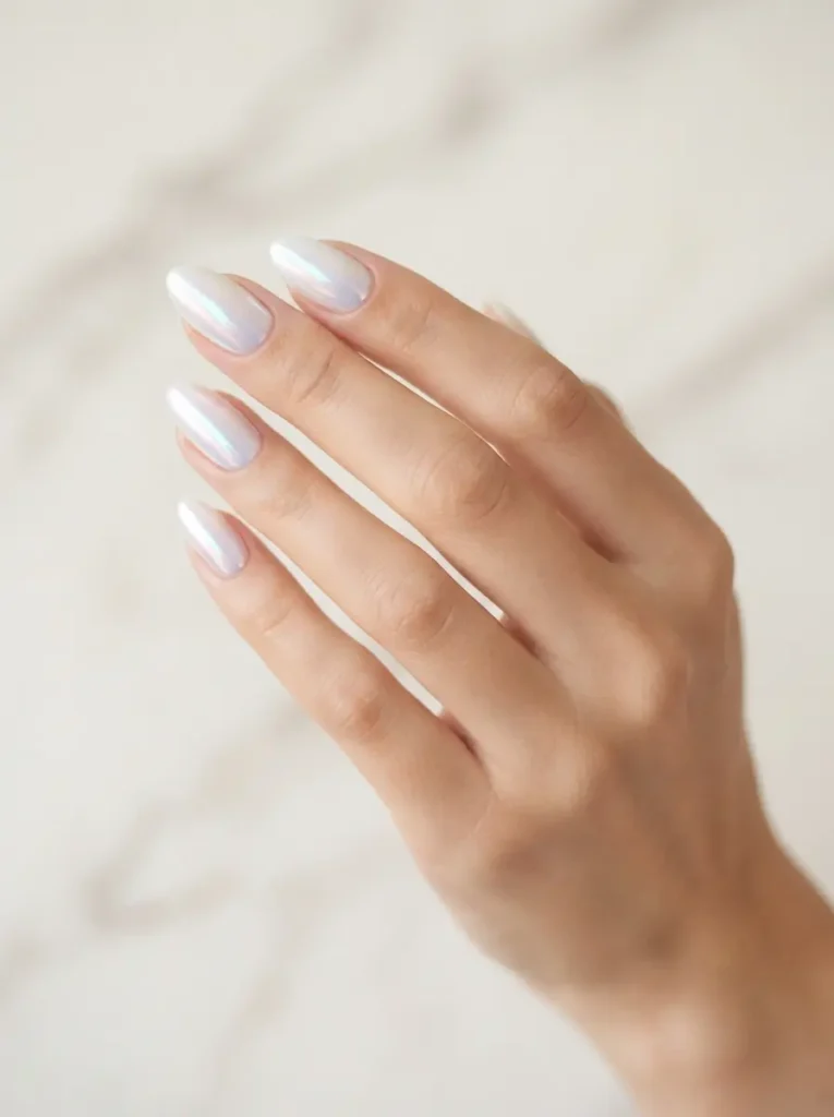 Aurora Chrome Nails