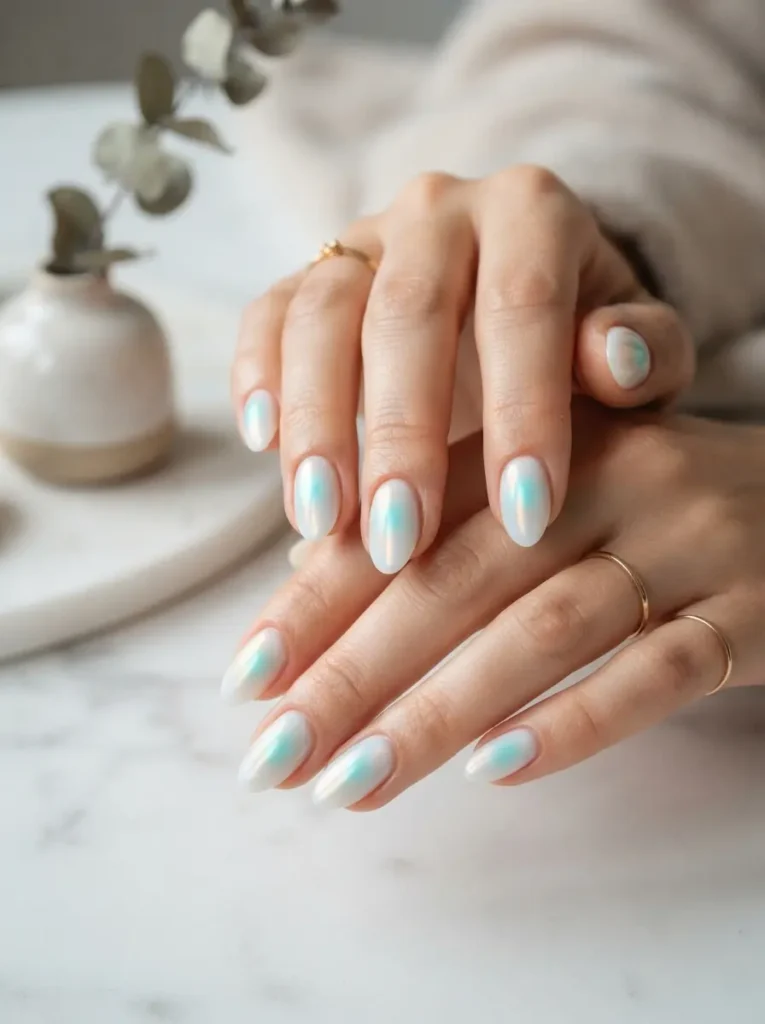 Aqua Aura Nails